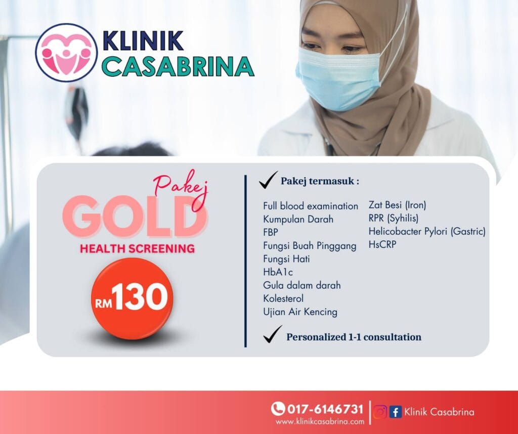 health screening gold package