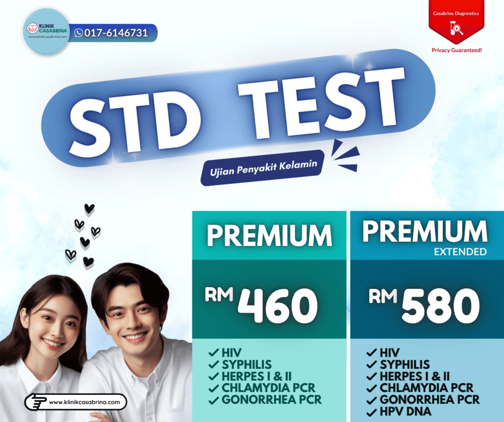 STD Screening 5 std test premium package